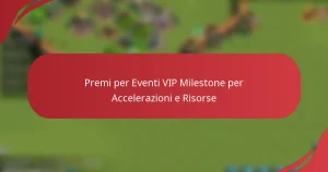 Premi per Eventi VIP Milestone per Accelerazioni e Risorse